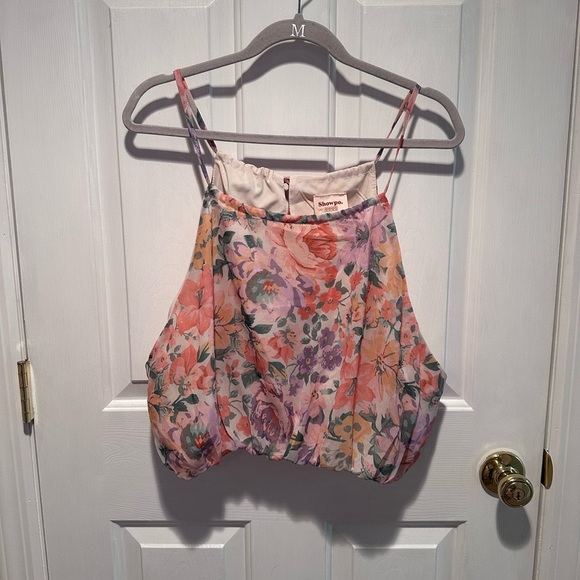 NWT Showpo Skylar Top in Flower Crown - Size 10 - Picture 4 of 6